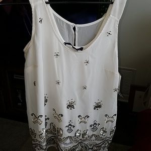 French connection sequin blouse